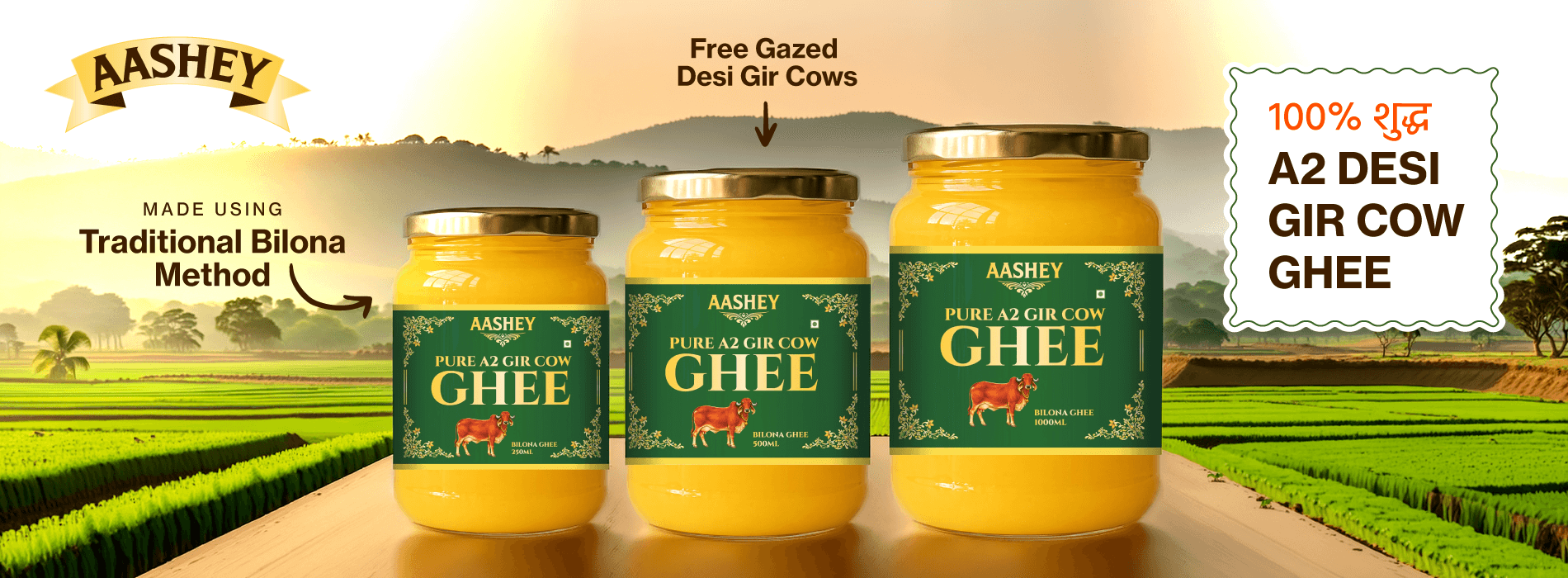 Pure A2 Cow Ghee - Banner 2
